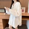 Navava Men Loose Fit Thin Cool Long Sleeve Hoodie Shirt Nb2719
