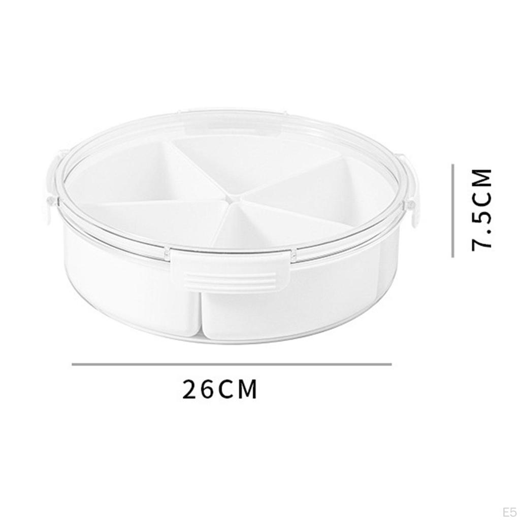 Appetizer Platter, Catering Organizer Tray with Lid, Food Storage Container, Dry Fruit for