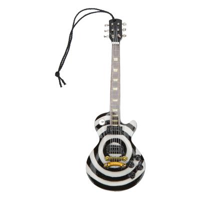 Guitar Model Exquisite Appearance Fine Details Basswood Miniature Guitar for Home Decoration Gift