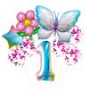 Butterfly Digital Balloon Birthday Party Aluminum Film Balloon Set Party Scene Decoration Props