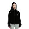 FILA Original Stand Collar Loose Warm Raglan Long Sleeve Jacket Women jackets F51W549502F-BK