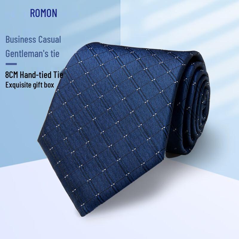Romain Men s Plaid Business Formal Tie 145*8cm