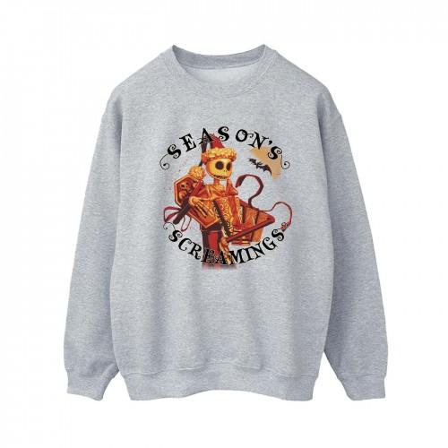 Disney Womens/Ladies The Nightmare Before Christmas Seasons Screamings Sweatshirt