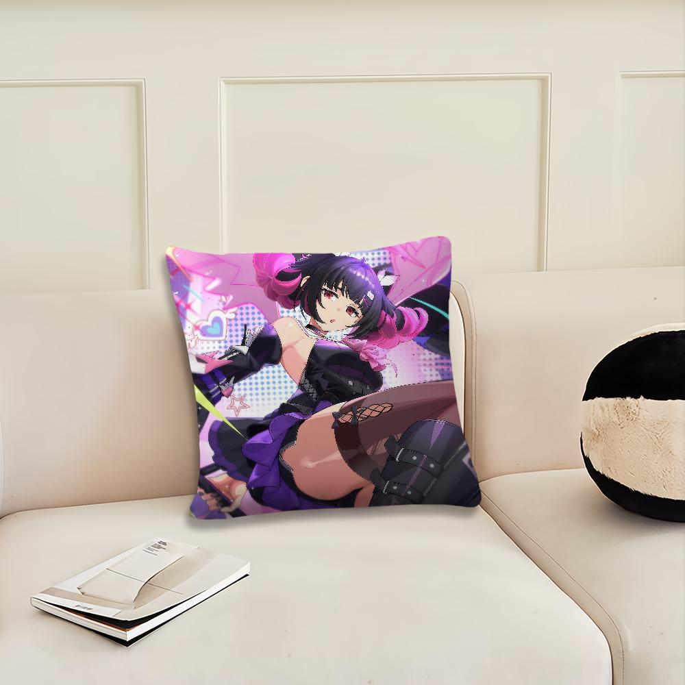 Game Zenless Zone Zero Nangong Yu cushion cover Pillow Cover Decoration Room Home Sofa living Office Car Nordic Simplicity