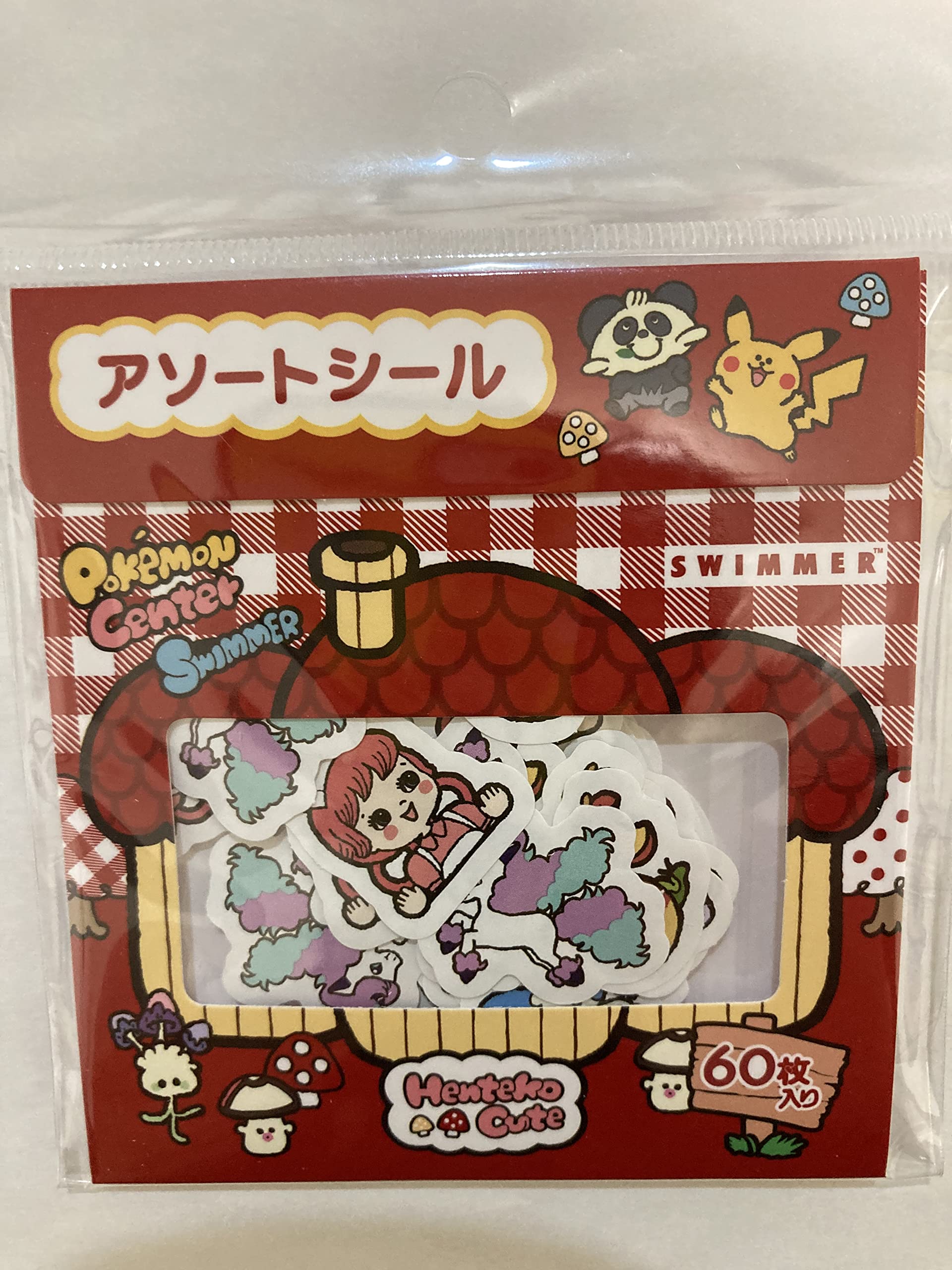 

Pokemon Center Original SWIMMER Ассорти из тюленей Henteko Cute