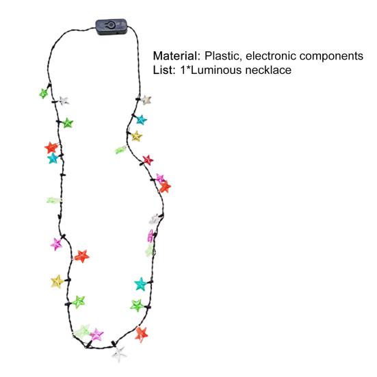 Dreidimensionale LED-Lichtkette Leuchteffekt Bunte Weihnachtsstern-Lichtkette Dekoration für Festival