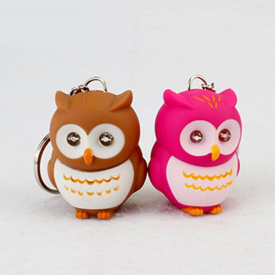 Breloc LED pentru ochi cu sunet Cadou creativ pentru copii de Crăciun