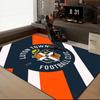 Town Football Club Printed Office Carpet Chair Cushion  Entryway Rug, Rugs for Living Room, Bedroom Christmas gifts