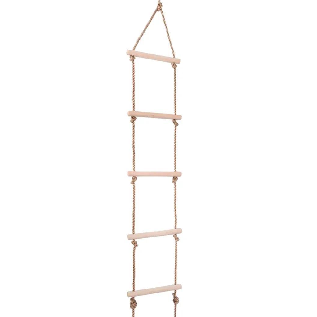 Children Climbing Rope Ladder Wooden Material Kids Swing Indoor Outdoor Game Toy Playground Backyard Fitness Games Entertainment
