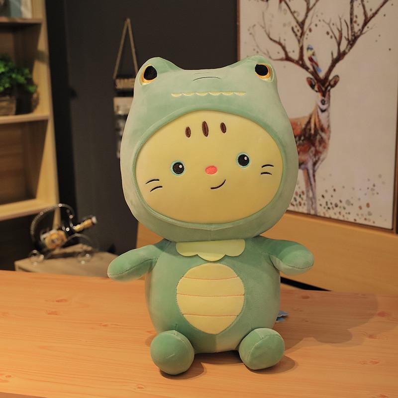 45cm Enchanting Light Green Cat Stuffed Animal Plush Toy For Weddings And Birthday Celebrations