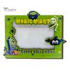 Holiday Table Decorations Halloween Wooden Photo Frame, Double Layer Wood Tabletop Picture Holder, Decorative Desktop Frames Creative Display