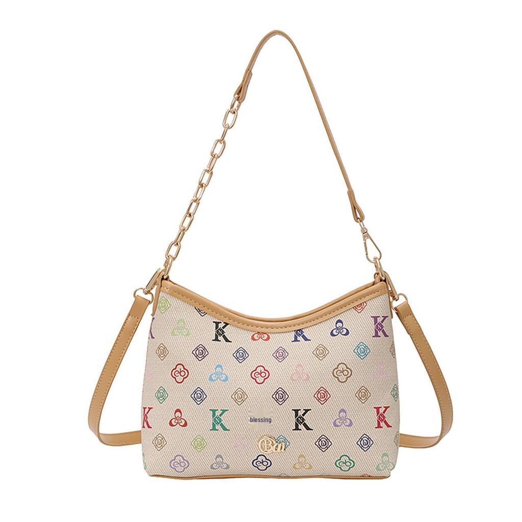Stylish Tri-Color Crescent Crossbody Bag for Women - New, Versatile, Fashionable & Exquisite Design for Commuting & Outdoor Use