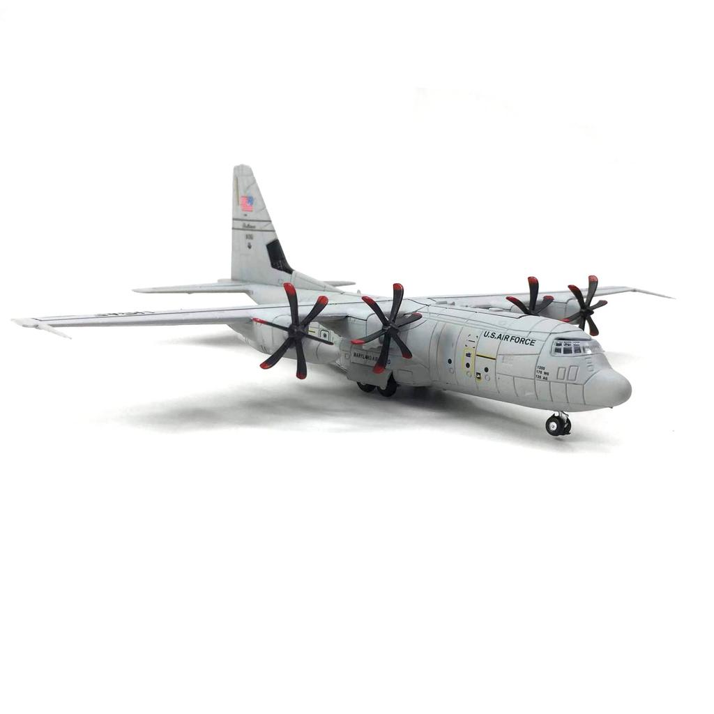 Alloy USAF Hercules Transport Aircraft Model Aircraft Model Simulation Aviation Science Exhibition Model Display Model 1200 C-130