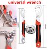 Universal Adjustable Wrench, Multi-Function Self-Tightening Spanner, Portable Hand Tool for Nuts Bolts Pipes, Home Garage Repair