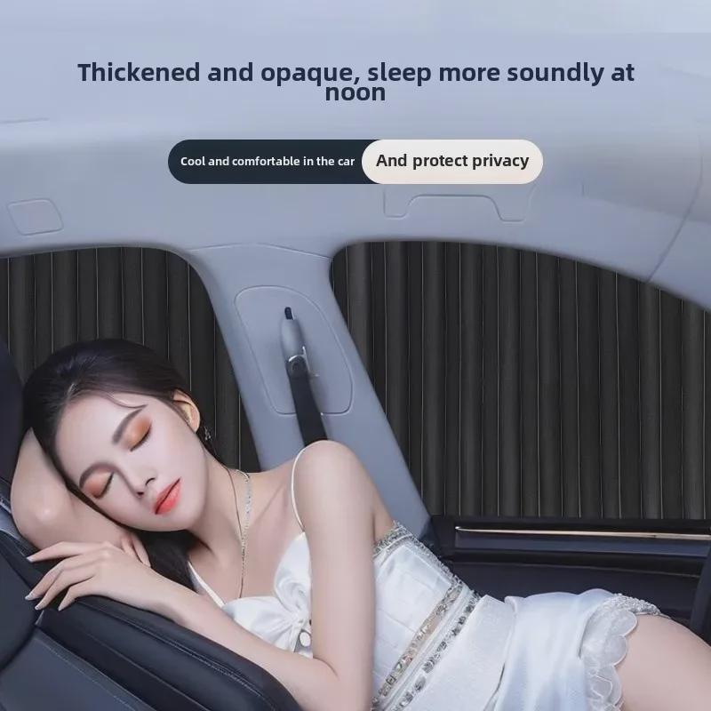 Magnetic Car Sunshade: Rear Window Heat Insulation & Privacy for Kids