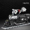 1186Pcs MOC City Technology Train Steam Transportation Vehicle Model Toys Building Blocks Bricks Birthday Gifts Kid Children DIY