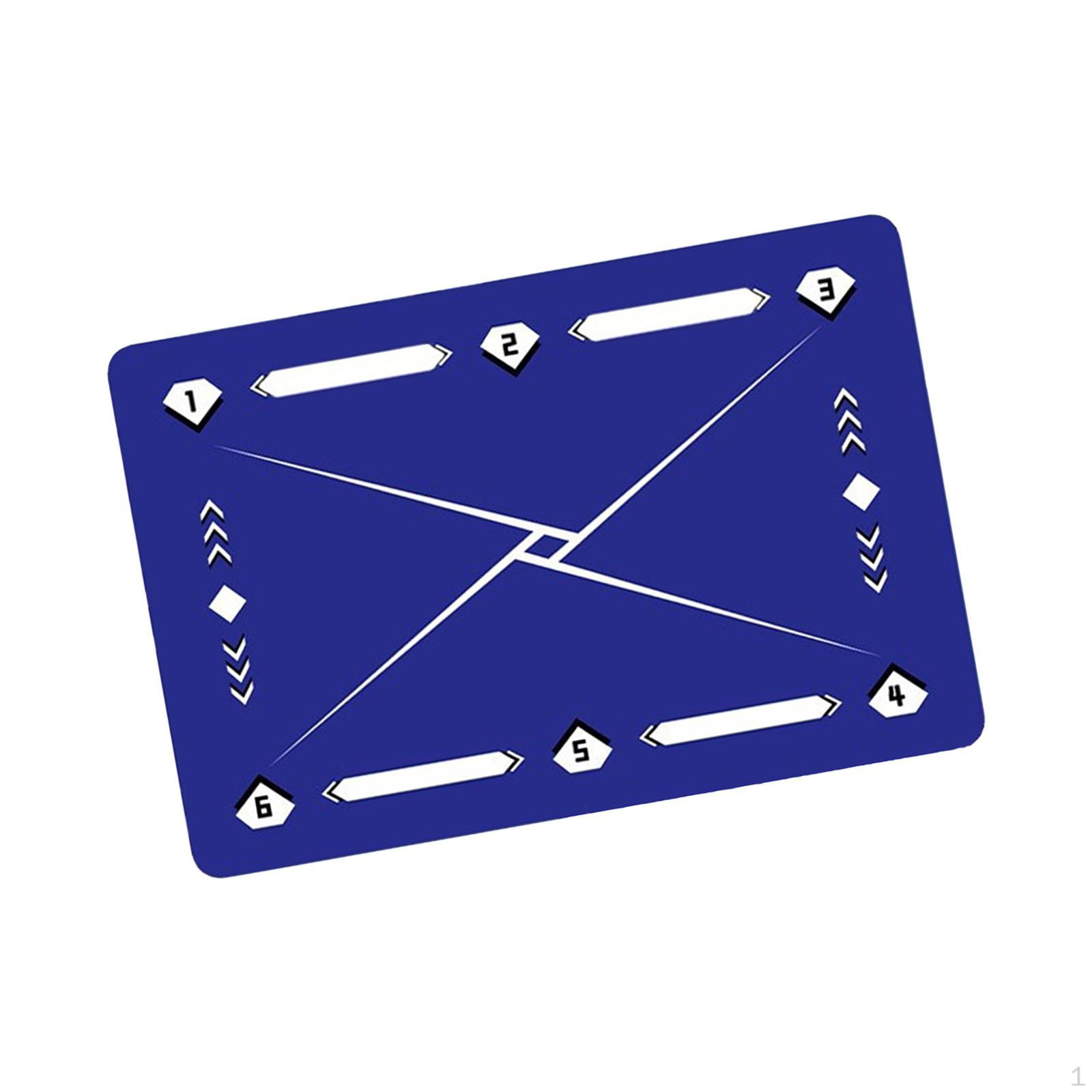 Тренировочный коврик для отработки футбольных движений ног для Blue