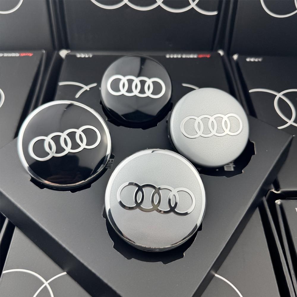 4ks 60mm 61mm 68mm 69mm Plovoucí středové krytky kol s logem pro r1 A3 A4 A5 A6 A7 A8 S4 Auto doplňkyv1