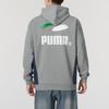 Puma Logo Fashion Running Training Casual Hoodie American Vintage Sweatshirt Men hoodies Gray 628142-53