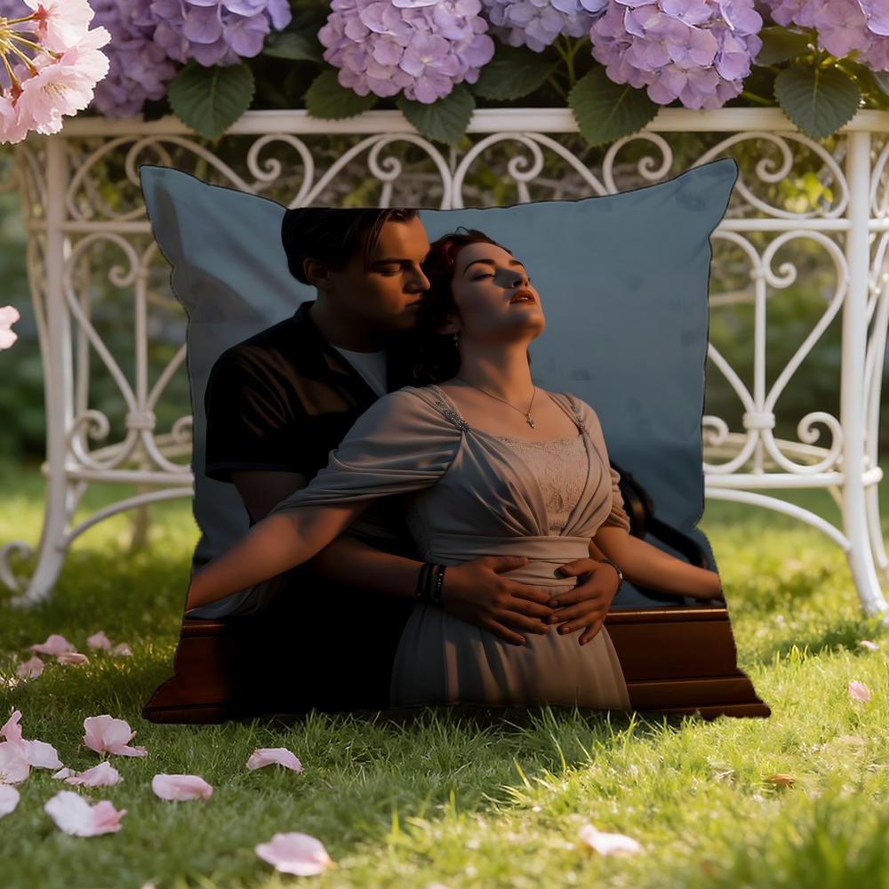 MovieTitanic Cushion Cover Home & Car Dual-Scene Pillow Cover: Reversible for Premium Comfort