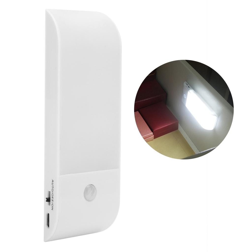 12LED 3 Modi Schrank Infrarot Induktionslampe für Schrank Kleiderschrank USB Aufladung Weißes Licht