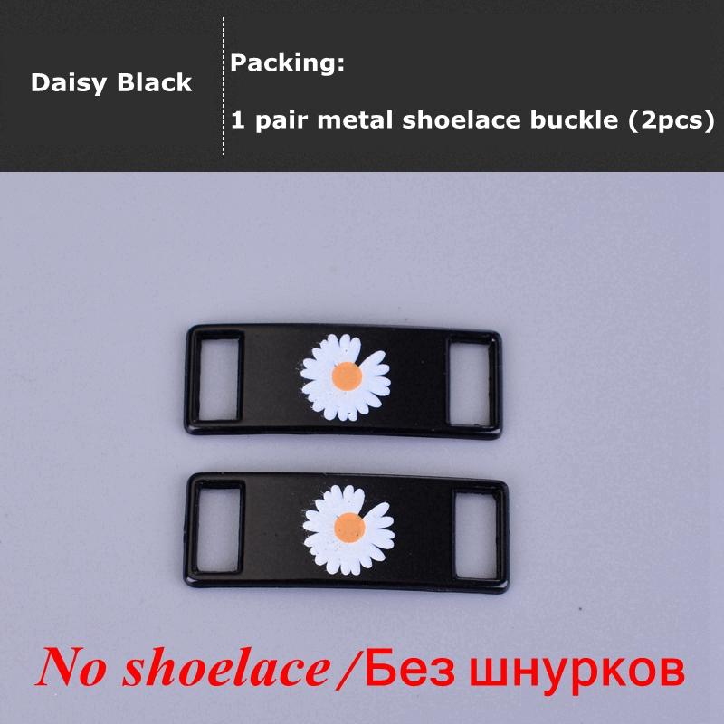 

1pair Little Daisies Shoelaces Cartoon Printing Unisex Flat Shoe Laces High-top Canvas Sneakers Shoelace AF1 Off White Shoelaces 160cm