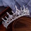 LY-WC0068 Brautkronen Luxuriöses Kristall Diadem für Hochzeit Strasssteine Handgefertigt Diamant Damenmode