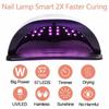 57LEDs UV LED Nagel Lampe Für Nägel Acryl UV Gel Trockner Lampe Mit Speicher Funktion Professionl Nail art maniküre Maschine