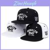 Baseballkappe für Männer und Frauen mit verstellbarem Riemen und Buchstabenmuster für Streetwear-Mode