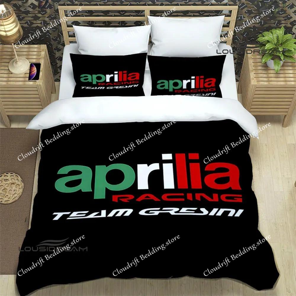 Aprilia Motorcycle Print Bedding Sets Exquisite Bed Supplies Set Duvet Cover Bed Comforter Set Bedding Set Luxury Birthday Gift