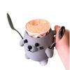 Cute Cartoon Ice Cream Cup Holder with Handle Highland Cow Ice Pint Stand Comfortable Polar Bears Seals Beer Can Cup Gifts