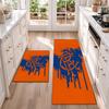 Rangers FC Flannel Kitchen Floor Mat – Non-Slip, Absorbent and Easy to Clean Suitable for Kitchens, Entryways Bedroomsand Bathrooms