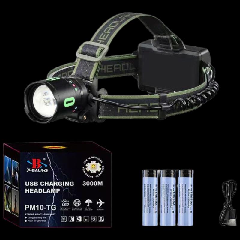 

Rechargeable Long-Range Multi-functional Headlamp