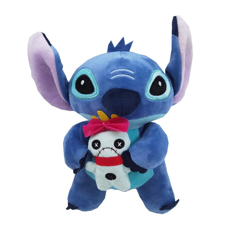 25cm Disney Plysjleke Stitch Originale Animefigurer Disney Lilo & Stitch Søte Kosedyr Filmperiferi Myke Ornamenter Gave