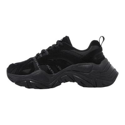 Interaction V2 Mode Classique Polyvalent Basse Tige Baskets de Papa Baskets Unisexes Noir 1RM02723H001