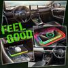 30W Magnetic Car Wireless Charger Pad RGB Light Non-Slip Car Charger for iPhone 15 14 13 X Samsung Xiaomi Airprods Fast Charging
