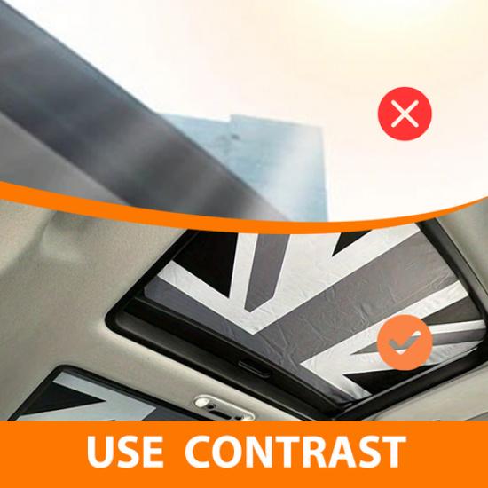 2X Car Sunroof Sun Shade Foldable Cover For MINI Cooper R54 R55 R56 R60 F55 F56