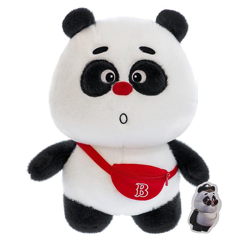 Cartoon Panda Plush Crossbody Bag Bear Stuffed Animal Girl Birthday Gift
