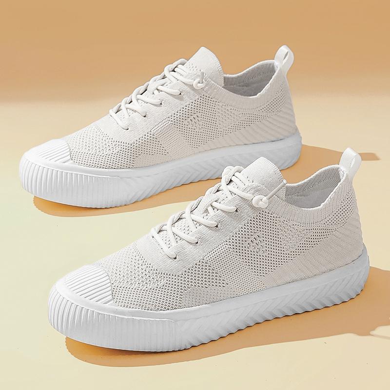 Men's and Women's Casual Shoes Breathable Walking Mesh Flat Comfortable Fashion Sports Training Fitness Lightweight Large Size46