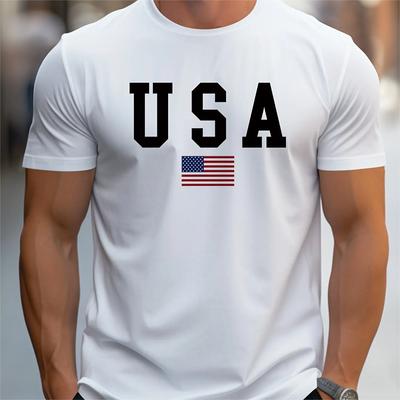 Marca de Luxo 2024 Alta Qualidade Moda Estampa EUA Camisetas de Casal Verão Harajuku Para Homens/Mulheres Camiseta de Manga Curta