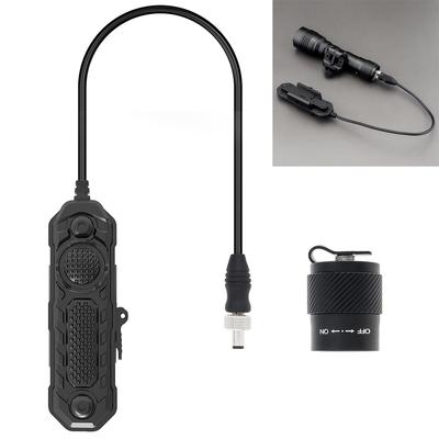 SecurityIng IPX7 Quick Release Mount Flashlight Remote Switch Dual Function Tail Cap Professional Grade MLOK Fit Secure Lock