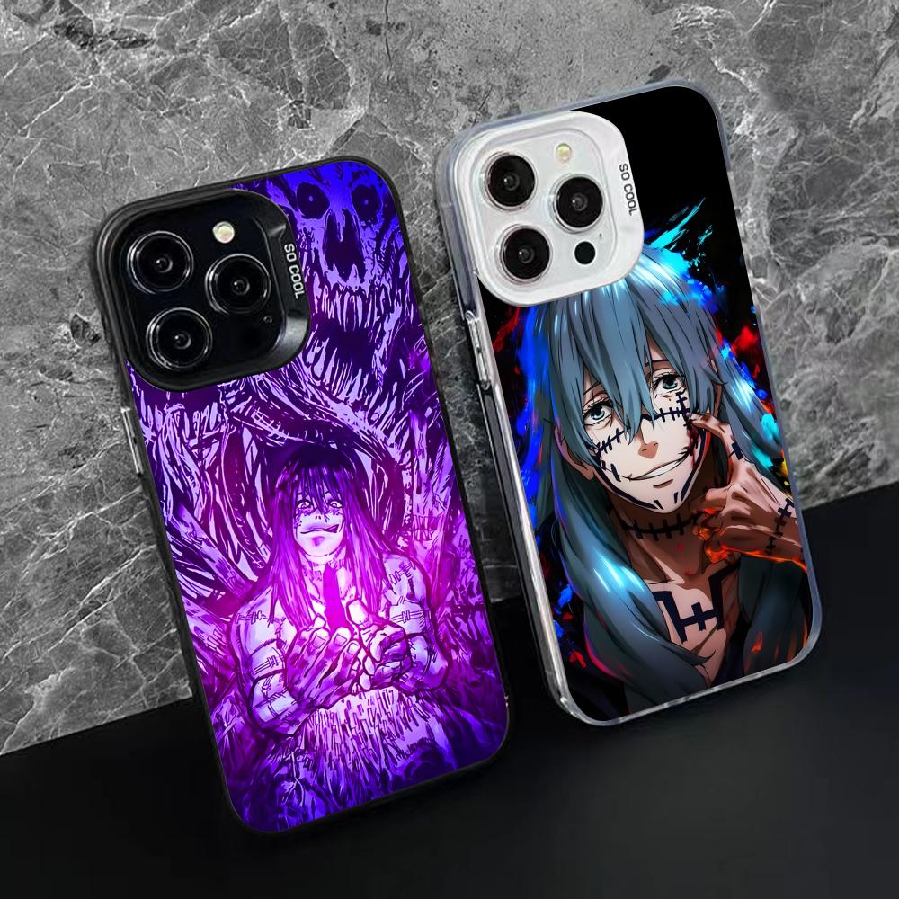 JJK Mahito Handyhülle für iPhone 17 16 15 14 13 12 11 X XR XS Air Pro Max Plus Schwarz Bunt Silber Hülle
