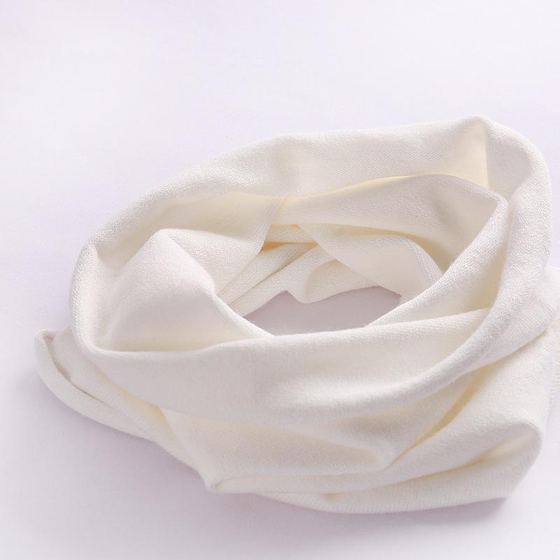 Unisex Spring & Autumn Knitted Neck Warmer Snood Pullover - Solid Color, Cold-Proof, Versatile