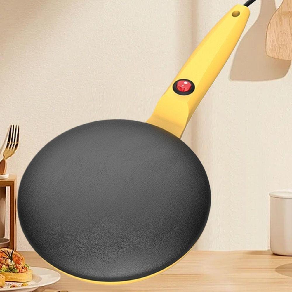 Ergonomic Grip Crepe Maker Nonstick Electric Pancake Pan Electric Crepe Maker Breakfast Cooking