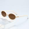 New Sunglasses Retro Versatile Women's High-end Fashion Exquisite Oval Fashion Sunglasses 3089