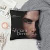 Vampire Diaries Movie Damon Salvatore Square Pillowcase Pillow Cover Cushion Zip Decorative Comfort Throw Pillow for Home Living