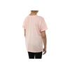Adidas Solid Logo Print Front Split Short Sleeve T-Shirt Women tops Coral DX0440