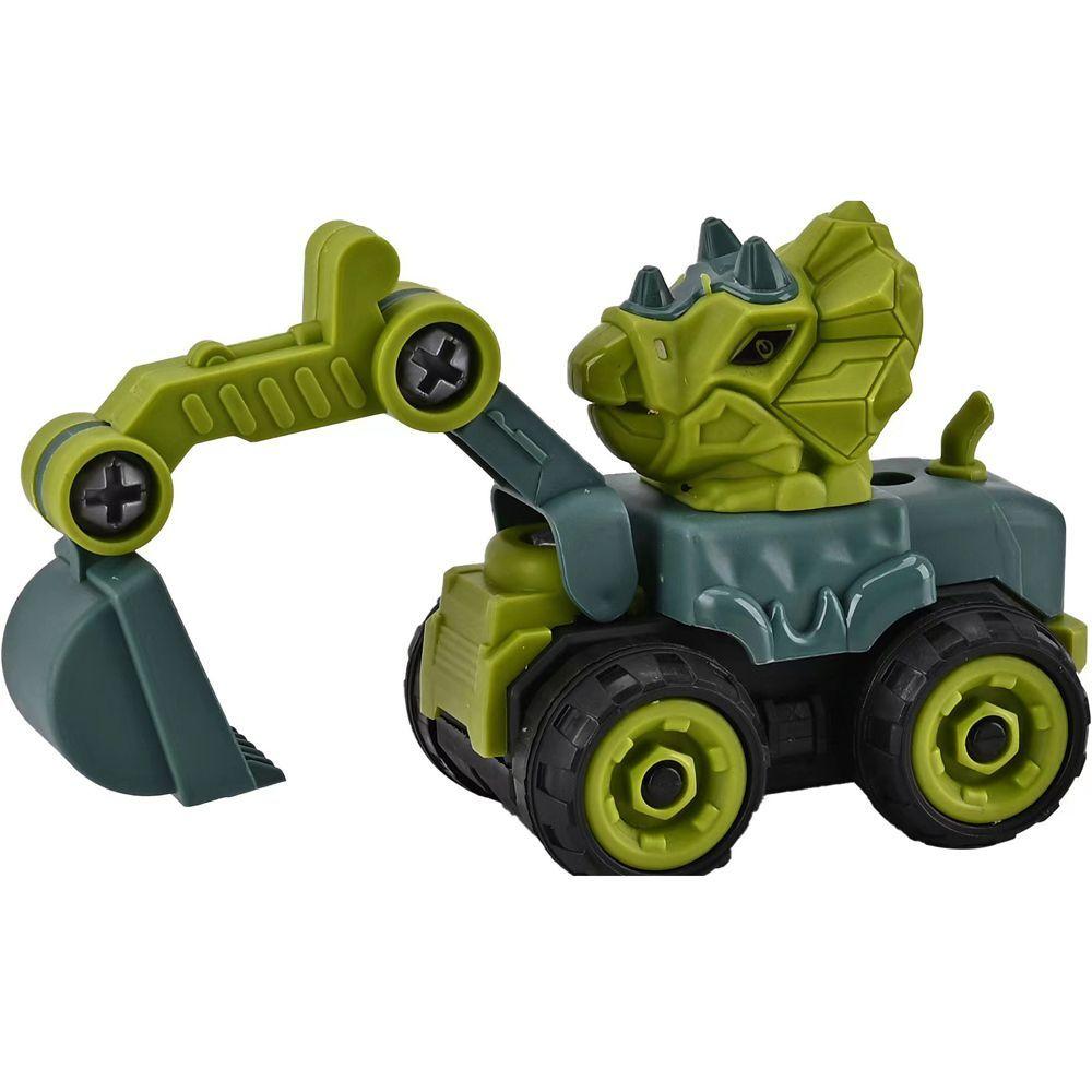 

DIY Модель Экскаватор Инженерная Команда Машина Обучающая Игрушка Машина Динозавр Игрушка Машина Динозавр Инженерная Машина