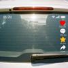 Car Phone Status Bar Stickers - Funny Social Media Like & Follow Decals For Rear Window/ Sunroof