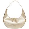 Small Women's Leather Bag Kaletnik Mezzaluna Gold